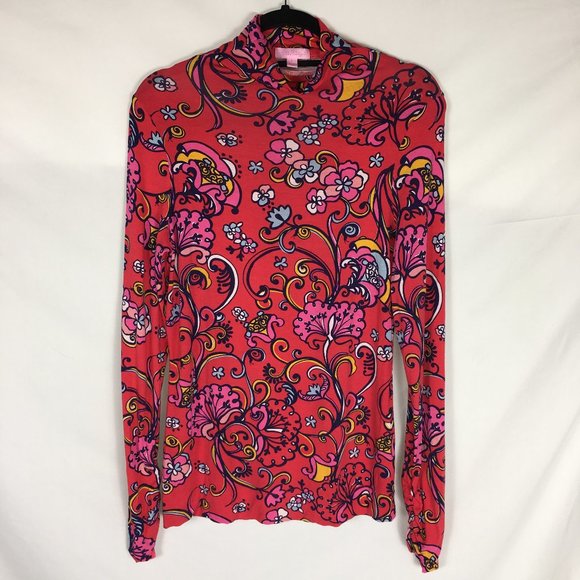 Lilly Pulitzer Turtleneck Sz S - Picture 1 of 10